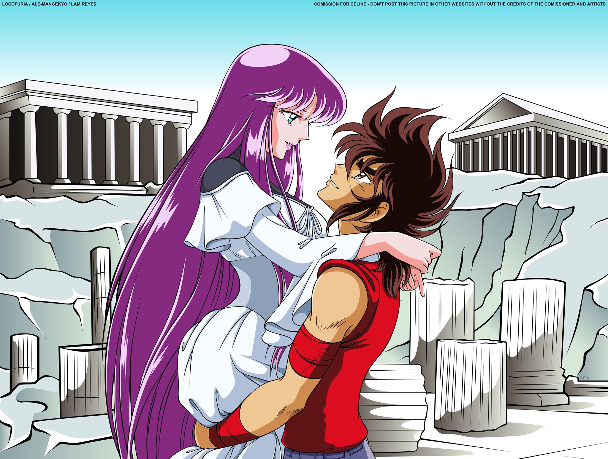 Seiya and Saori