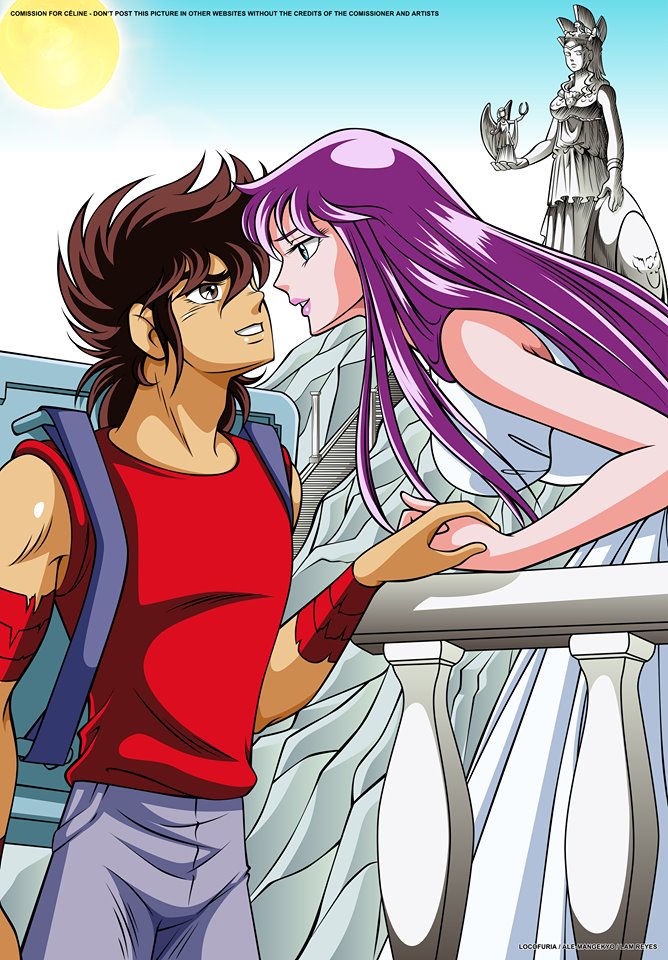 Seiya and Saori by Locofuria's team.