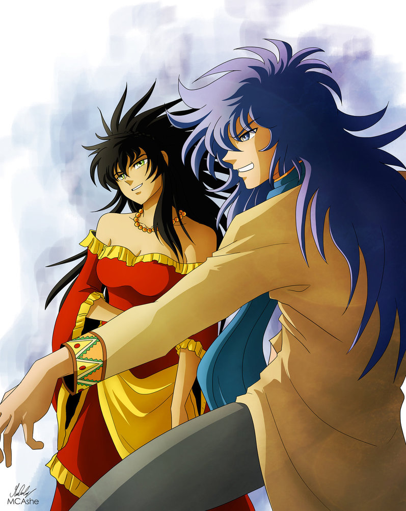 Saint Seiya, Scorpio Kardia and Calvera