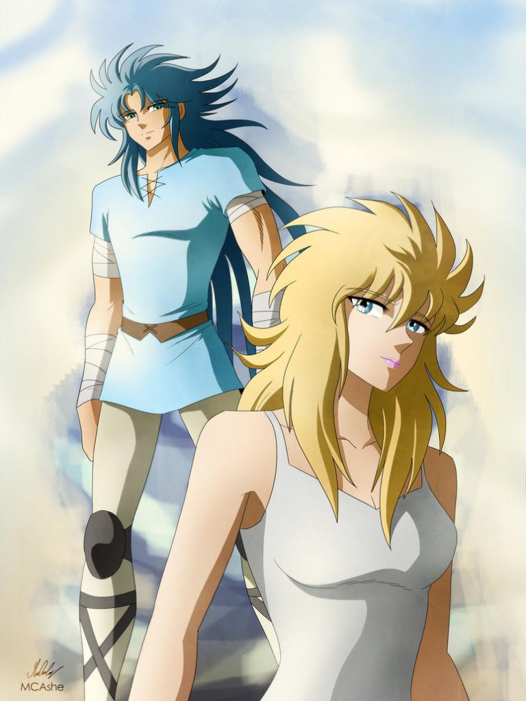 Saint Seiya Kanon and Thetis