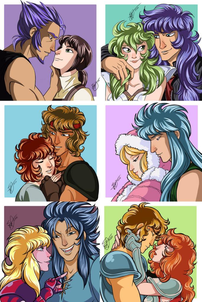 Most of my Saint Seiya ships