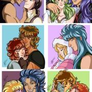 Most of my Saint Seiya ships