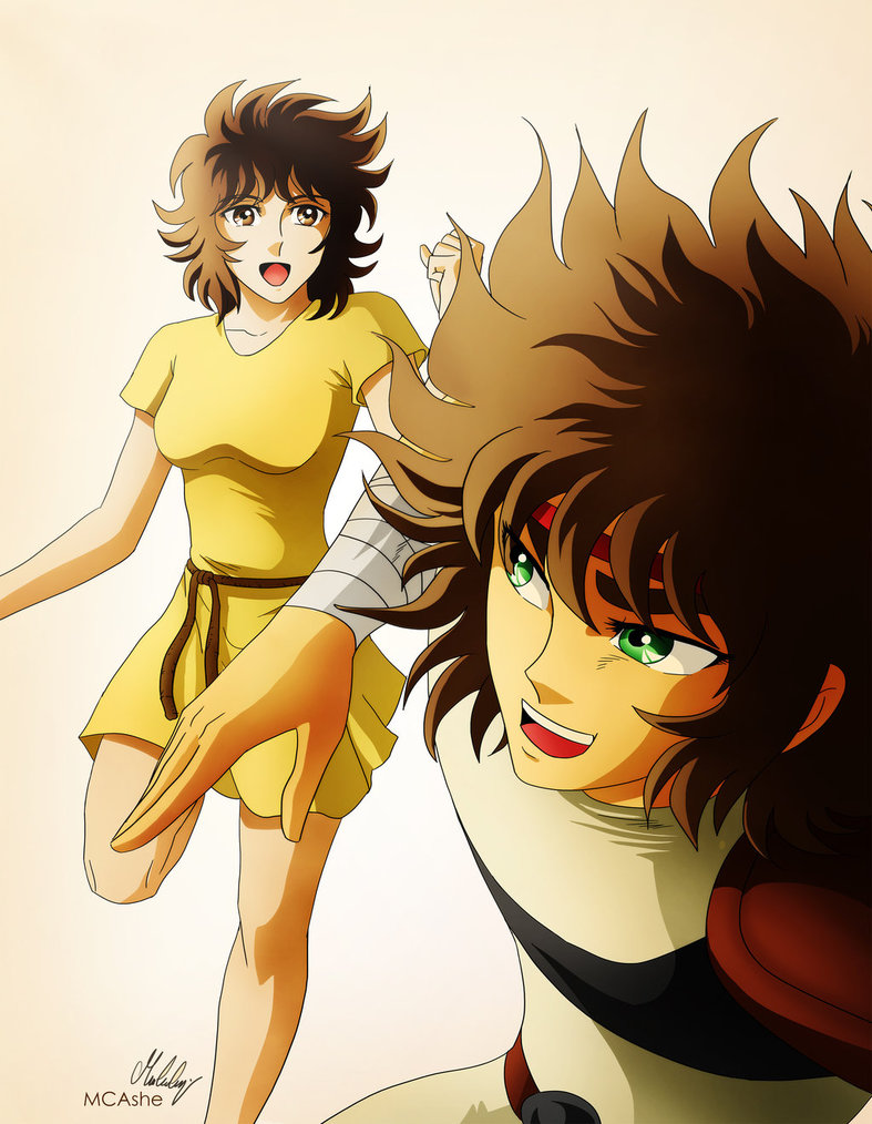 Saint Seiya Aiolos and Seika