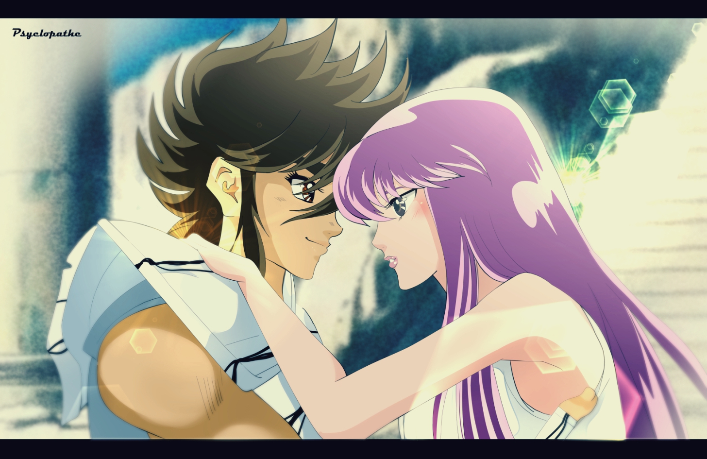 Seiya and Saori