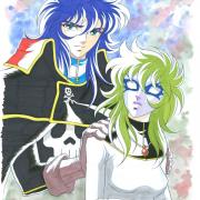 Saint Seiya Scorpio Milo and Ophiuchus Shaina