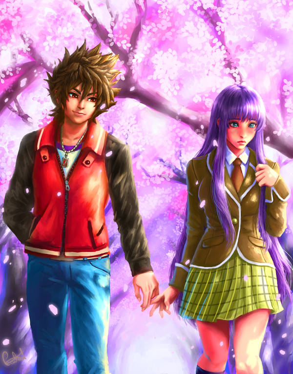 Seiya and Saori by MistressAinley