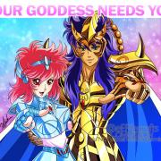 Saint Seiya, Scorpio Milo and Shoko