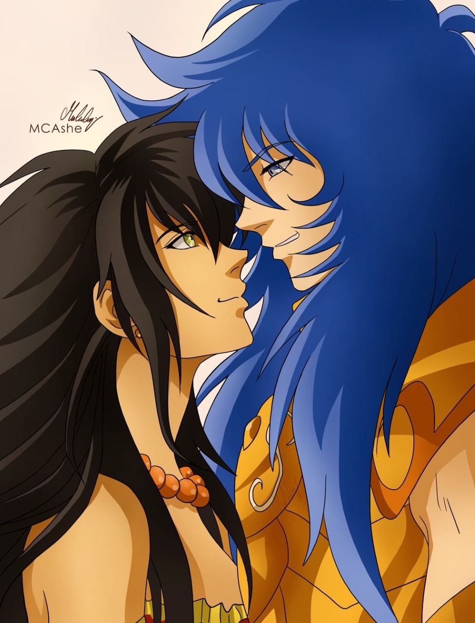 Saint Seiya, Scorpio Kardia and Calvera