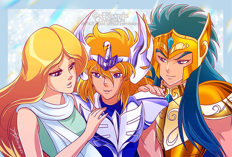 Saint Seiya, Cygnus Hyoga's family